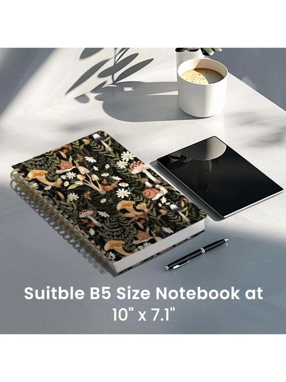 Thick B5 Spiral Notebook Journal, 300 Pages, College Ruled, Perfect for Work